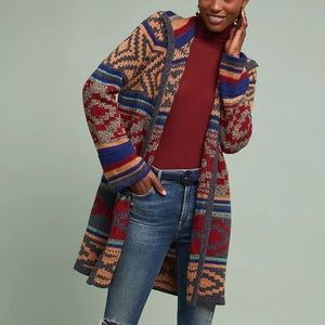 Spence Knits Sweater “Coatigan” Coat-Cardigan Womens Size L